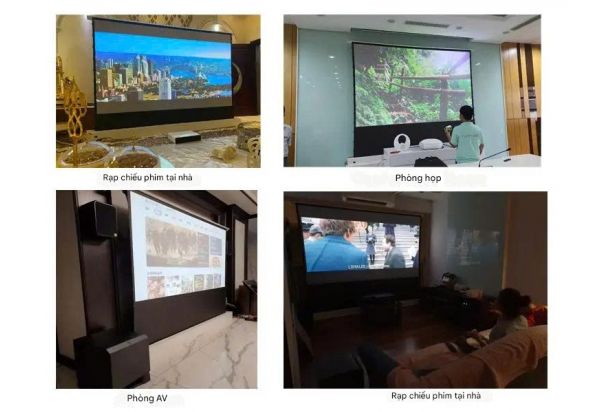 Màn Chiếu Để Sàn Điện 105 Inch Điện Tự Động FU105EST Dalite